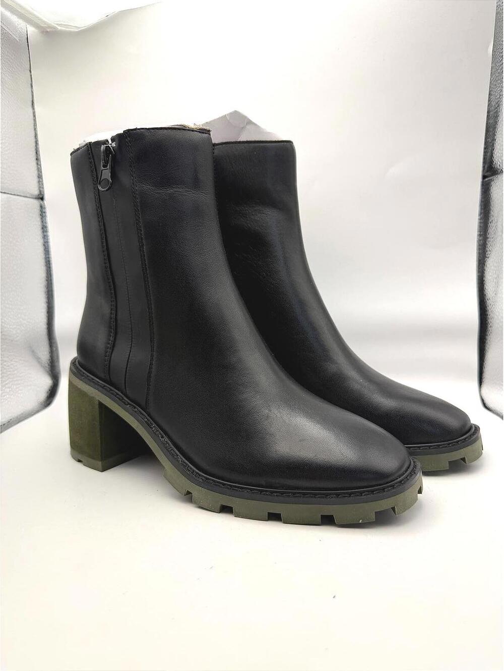 Sanctuary PRIMETIME Black Ankle Boots Size 5.5 M New